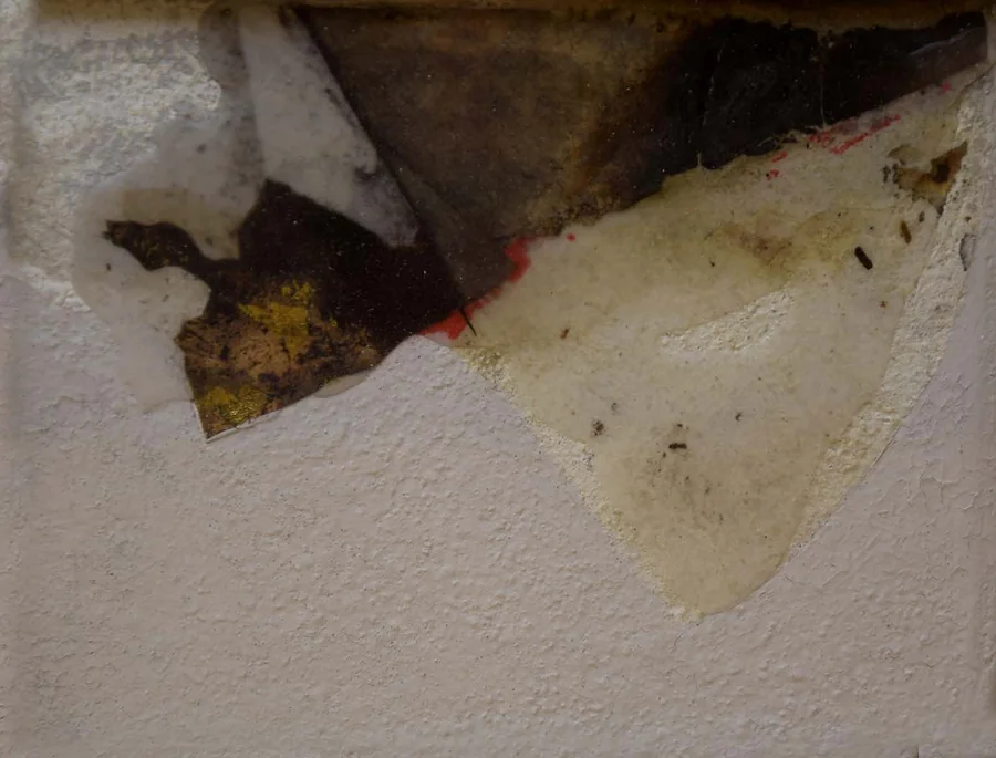 Settore di luna, 2008 — Tecnica mista, 10,7 x 13 cm