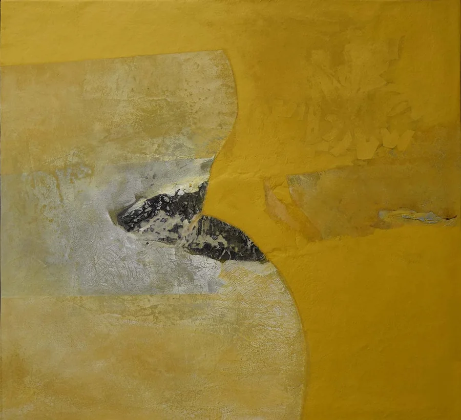L’osservatore attento, 2007 — Technique mixte sur panneau, 44,5 x 43 cm