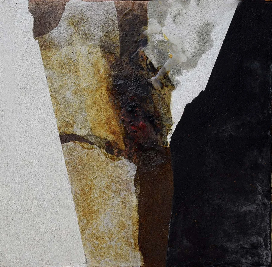 Sottotraccia (2), 2016 — Technique mixte, 106 x 104 cm